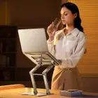 Wozinsky WRS-CPY75DSS Aluminum Laptop and Tablet Stand + Free Smartphone Stand - Silver Foto 37