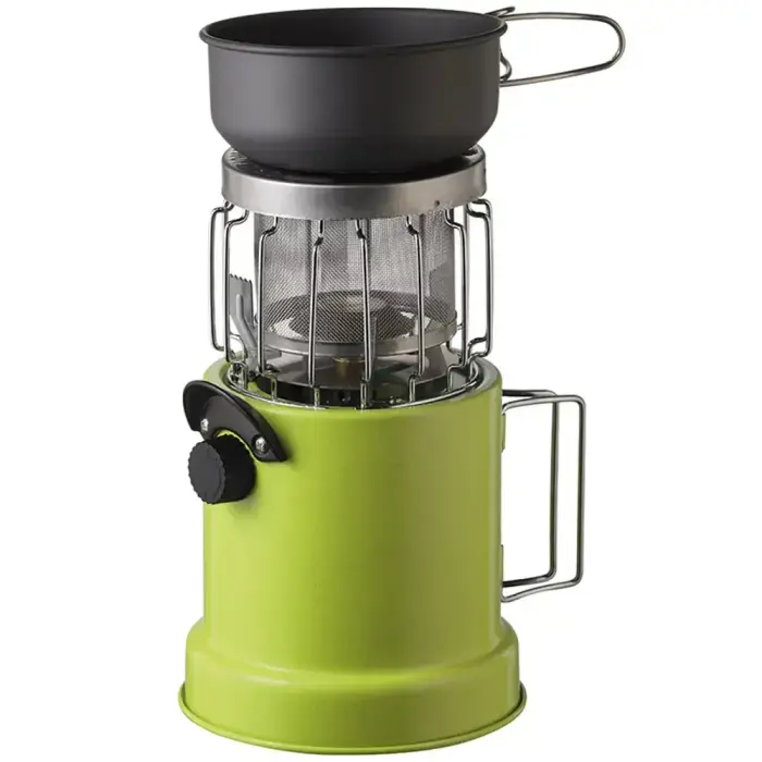 2in1 Tourist stove with a heater for MEVA VATOP gas cartridges Фото num