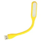 Mini LED Lamp Silicone USB Yellow Photo