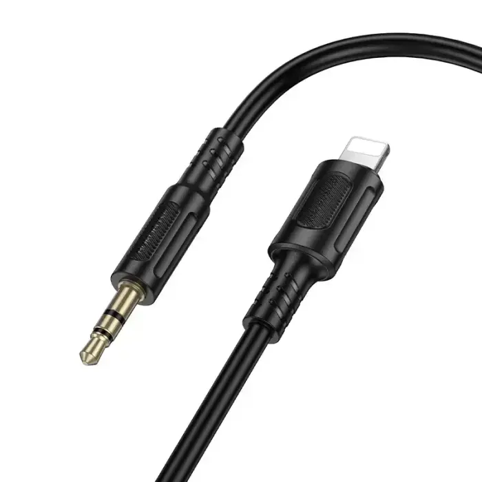 Borofone Cable AUX BL25 Nice - Lightning to jack 3,5mm - 1 metre black Photo