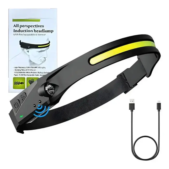 Superfire HL65 headlamp flashlight, 120 lm, USB-C, 5 modes, 30m Photo