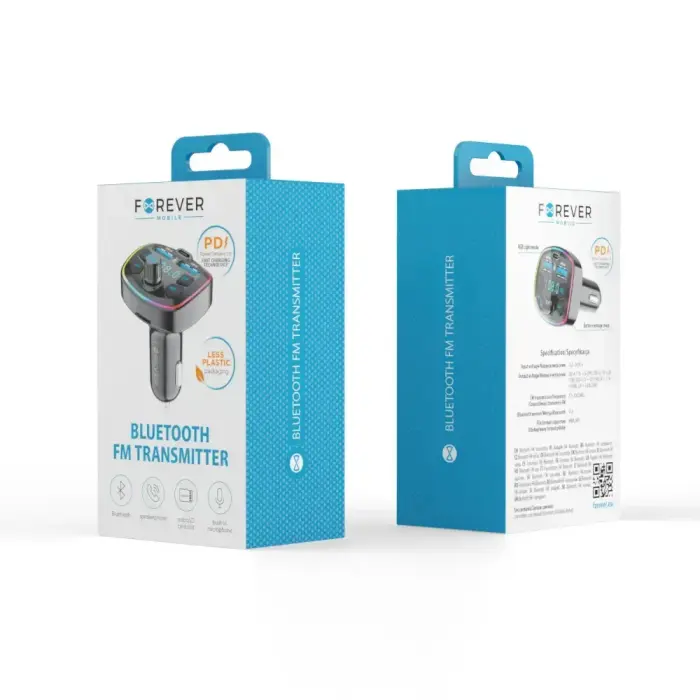 Forever FM transmitter Bluetooth TR-360 black Foto 3