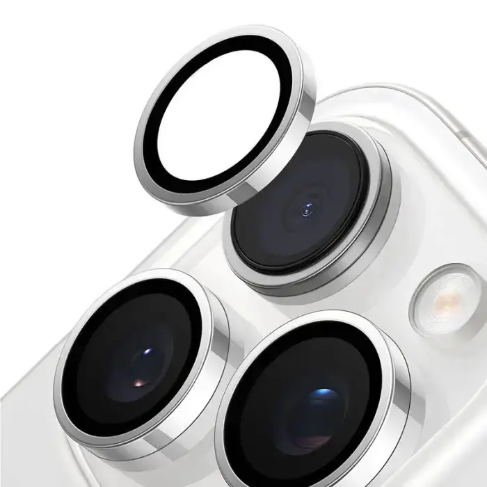 Torras Lensguard Camera Glass for iPhone 16 Pro (Gray) Foto 3