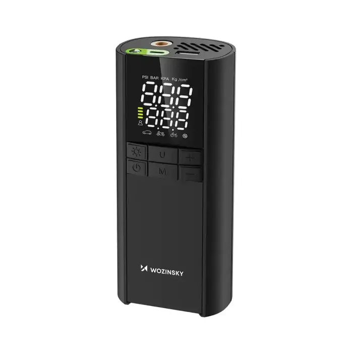 Wozinsky WPEP-8000 compressor, electric pump, 8000mAh power bank, flashlight - black Foto 7