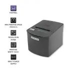 Qoltec Receipt printer RTP-0256 | voucher | thermal | High Speed | 203 dpi | USB Фото num