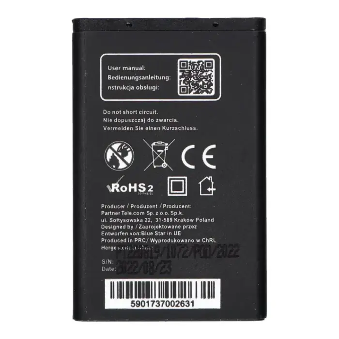 Battery for Nokia 3100 / 3650 / 6230 / 3110 Classic 900 mAh Blue Star Foto 2