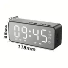 Setty desk clock + FM + Bluetooth speaker SCL-01FM-S Foto 3