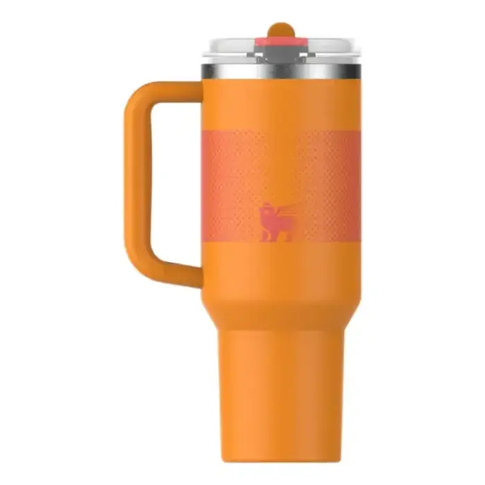 Термокружка с трубочкой The Quencher ProTour Flip Straw Tumbler 1,18 л, оранжевая Фото num
