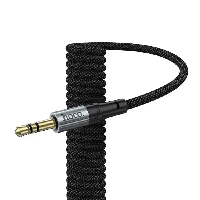 Cable AUX Jack 3,5 mm to Lightning Hoco 1,5 m UPA33A black Photo