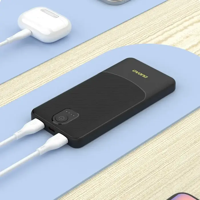 Dudao K10 внешний аккумулятор (powerbank) | 10000 mAh | 12W | USB-C, USB-A | LED дисплей | черный Фото num