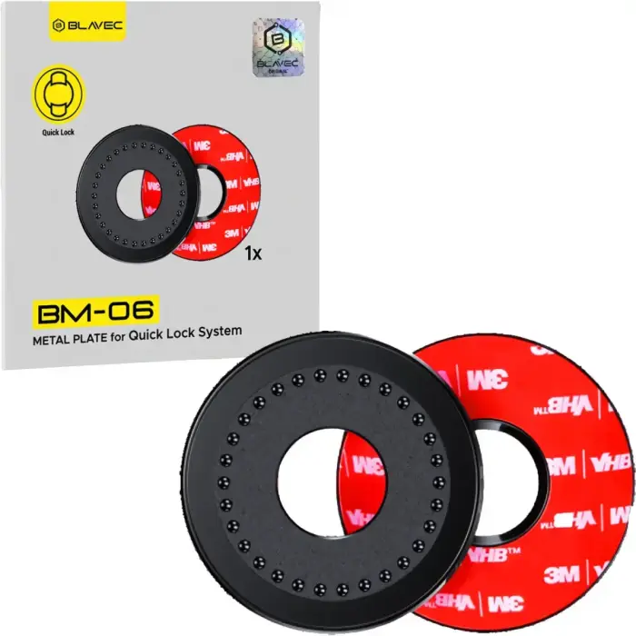 Blavec Blaszka do uchwytu Quick Lock BM-06 ring czarna Фото num