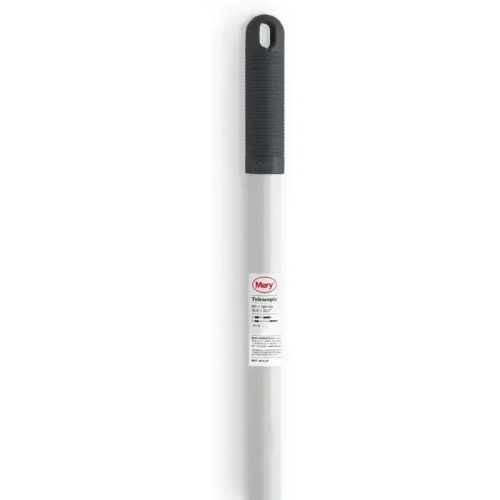 Telescopic brush handle 80-140cm light grey Photo