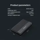 Qoltec Aluminium Enclosure | SSD HDD 2.5'' drive | SATA | USB 3.0 | Super speed 5Gb/s | 2TB | Black Фото num