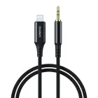 Choetech AUX007 Lighting | mini jack 3.5mm cable 1 m - black Foto 1