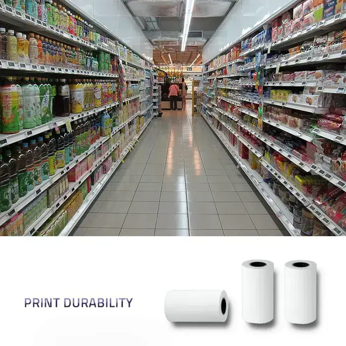 Qoltec Thermal roll 57 x 7 | 55g/m2 | 10pcs | BPA free Photo