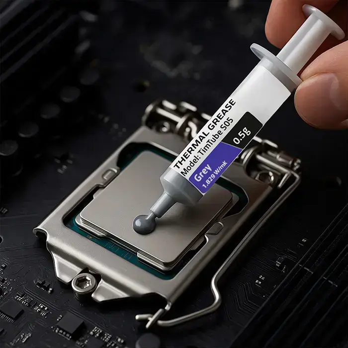 Qoltec Thermal grease TIM TUBE S05 | 1.829 W/m-K | 0.5g | Grey Foto 3