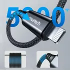 Choetech AUX007 Lighting | mini jack 3.5mm cable 1 m - black Foto 4