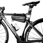 Etui|sakwa na ramę roweru WILDMAN M ES4 uchwyt rowerowy czarna|black Foto 1