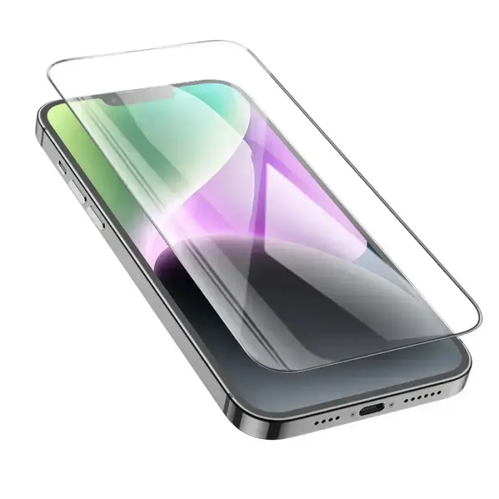 Borofone Tempered glass BF6 Diamond Armor Full Screen HD for Iphone 15 Plus/16 Plus - 10 pieces Foto 3