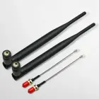 Qoltec Wi-Fi antenna 2.4/2.5 GHz | 5.1/5.8 GHz | 5dBi | omnidirectional | Indoor Фото num