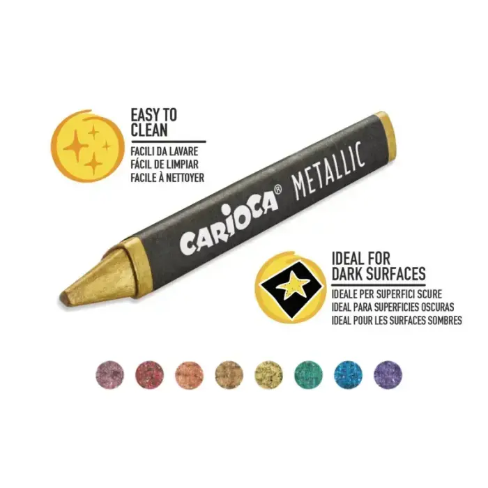 Sejas krāsas CARIOCA Mask Up Neon 6gab Photo