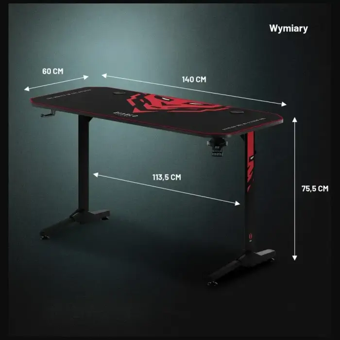 Gaming desk Diablo Chairs X-Mate 1400 Фото num