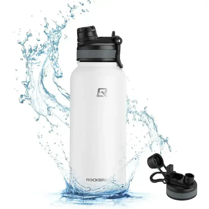 Rockbros 35210029005 thermal bicycle bottle for drinks 550 ml - white Foto 2