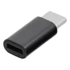 Adapter Micro USB to Type C Blue Star - black Photo