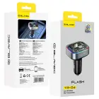 Blavec FM Transmitter Flash TR-04 MP3, Bluetooth - 2xUSB + Type C - QC3.0 18W PD 30W (TFMFTR04-B) black Фото num