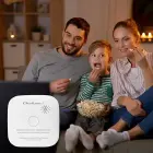 Qoltec Certified Wireless Smoke Detector with Battery | Sensor life: 10 years | Battery life: 10 years | Alarm: 85dB | LED Фото num