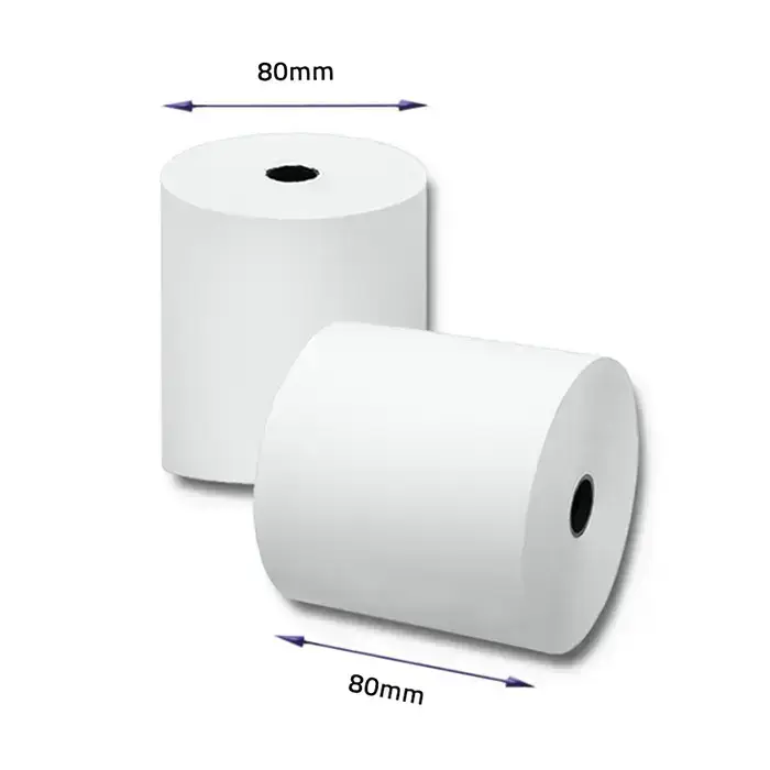 Qoltec Thermal roll 80 x 80 | 65g/m2 | 10pcs | BPA free Photo