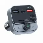ART transmiter FM bluetooth 5.0 + USB A QC3.0 + Typ C (total 30W) FM-84B black Фото num