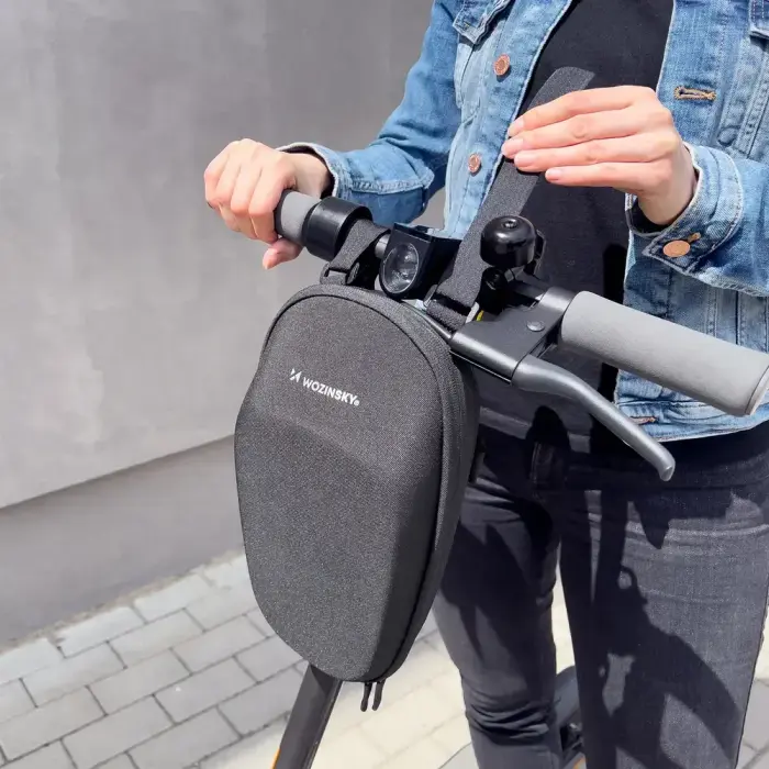 Wozinsky Waterproof Scooter Handlebar Bag 4L Black (WSB1BK) Foto 11