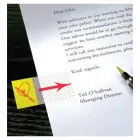 Pašlīpošie indeksi Post-it 25.4x43.2mm, 50 lapiņas ar paraksta zīmi Фото num