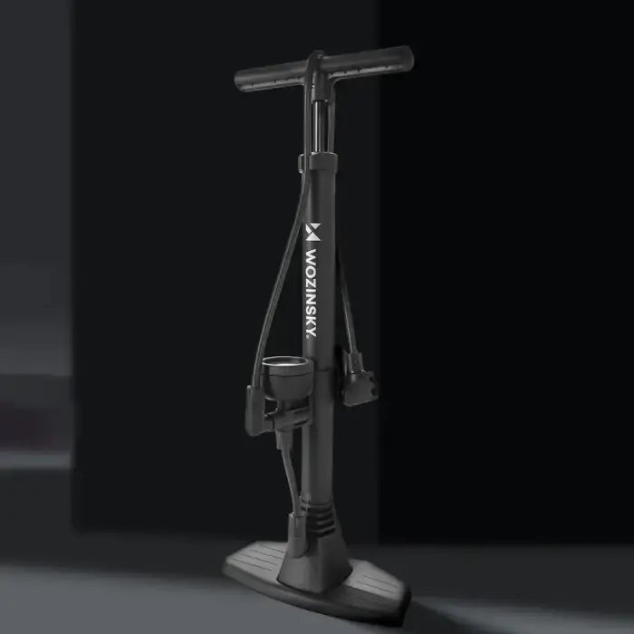 Wozinsky WPR-02 Floor Bicycle Pump - Black Photo