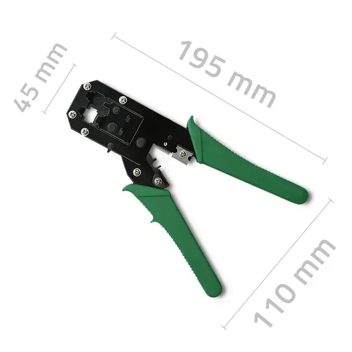Qoltec Modular crimping tool for cutting and crimping Ethernet cables 8P 6P 4P Photo