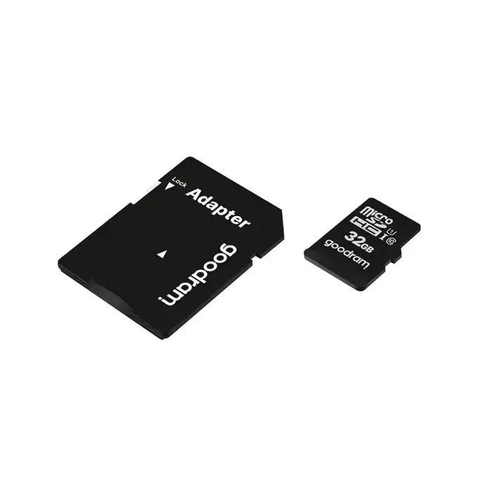 GOODRAM Memory MicroSD Card - 32GB with adapter UHS I CLASS 10 100MB/s Photo