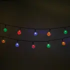 String Light Solar LED CRYSTAL BALLS SCB61 6,5m 30 balls multicolor Forever Light Photo