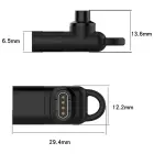 Adapter USB-C Beline do ładowania         zegarków Garmin czarny Photo