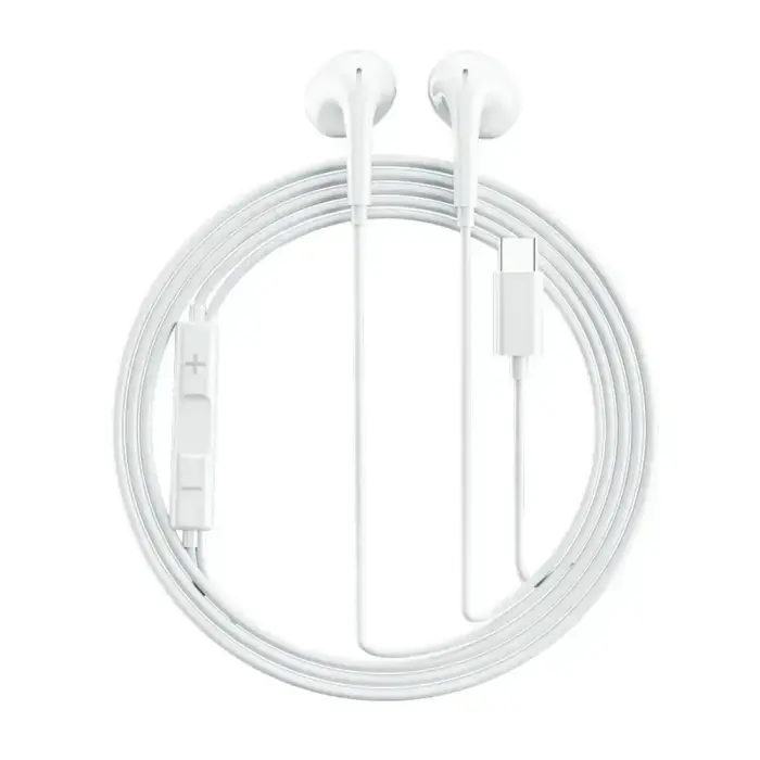 QCY LH1 In-Ear Wired Headphones with Remote and Microphone 1.15m - White Foto 4