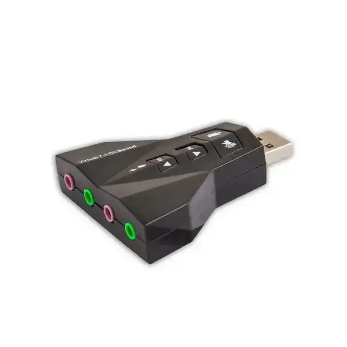 Fusion sound card USB | 7.1 | Adjustable Volume | Microphone Photo