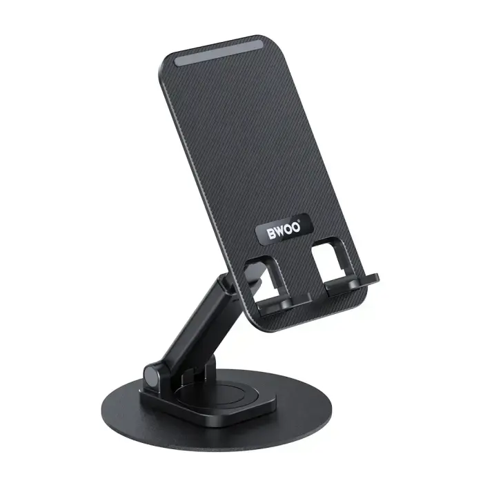 BWOO rotating desktop phone holder ZJ132 black Photo