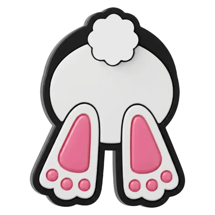 3D Sticker Bunny 5pcs set Фото num