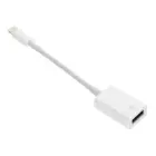 Adapter OTG USB A (female) to Lightning (male) white  Photo