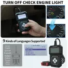 Qoltec Digital OBD2 EOBD diagnostic Tester Interface ProLine  | 8V-25V | Dual System Photo