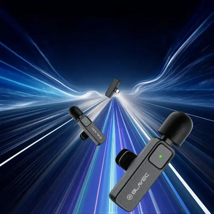 Blavec Lavalier Microphones x 2 MK-01 ClipGo Type C (LMMK01-B) black Photo