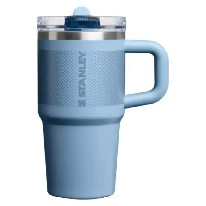 Термокружка с трубочкой The Quencher ProTour Flip Straw Tumbler 0.59L сине-фиолетового цвета Фото num