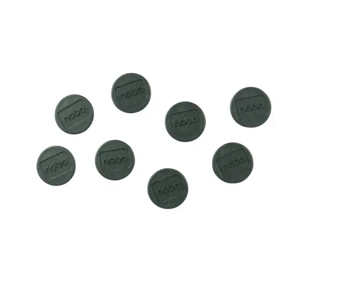 Tāfeles magnēti NOBO, 20 mm, 8 gab., melnā krāsā Фото num