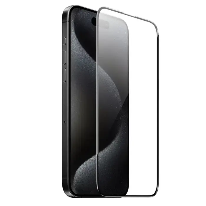 Borofone Tempered glass BF8 Diamond Armor Full Screen 5D Large Arc for Iphone 16 Pro/17 - 10 pieces Foto 2