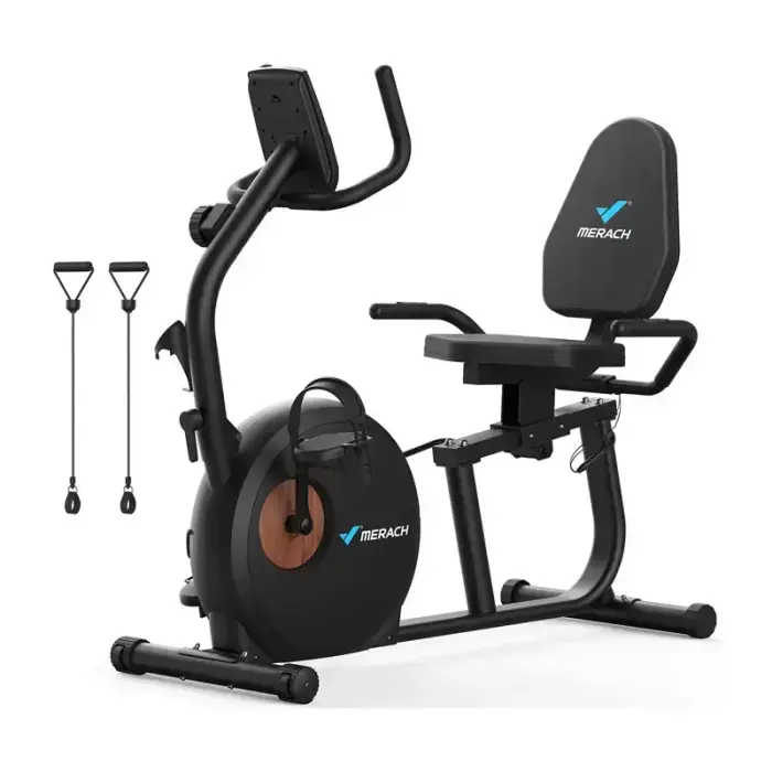 MERACH MR-S23B1-EU recumbent exercise bike (black) Foto 2